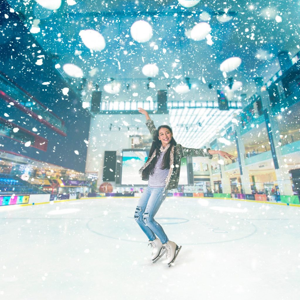 Dubai Ice Rink Skating + F&B Voucher